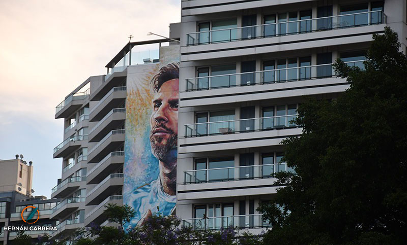 De otra Galaxia y de mi ciudad: un documental muestra cómo fue la realización de dos murales de Messi