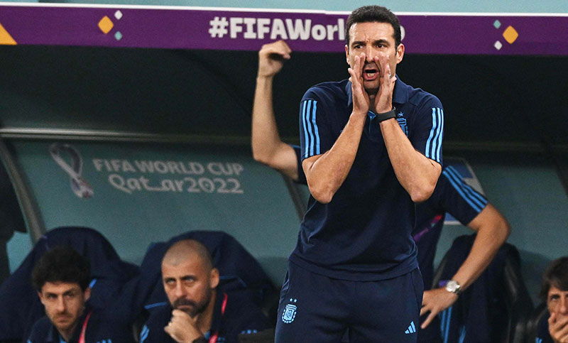 Scaloni: «No tenemos que dejar de creer en nuestro fútbol»