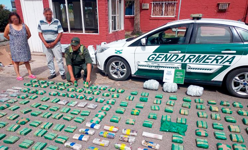 Decomisan 185 kilos de hojas de coca en procedimientos cerca de Rosario
