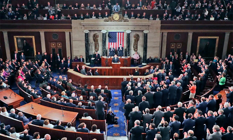 Congreso de Estados Unidos extiende una semana el presupuesto y evita una parálisis de la administración