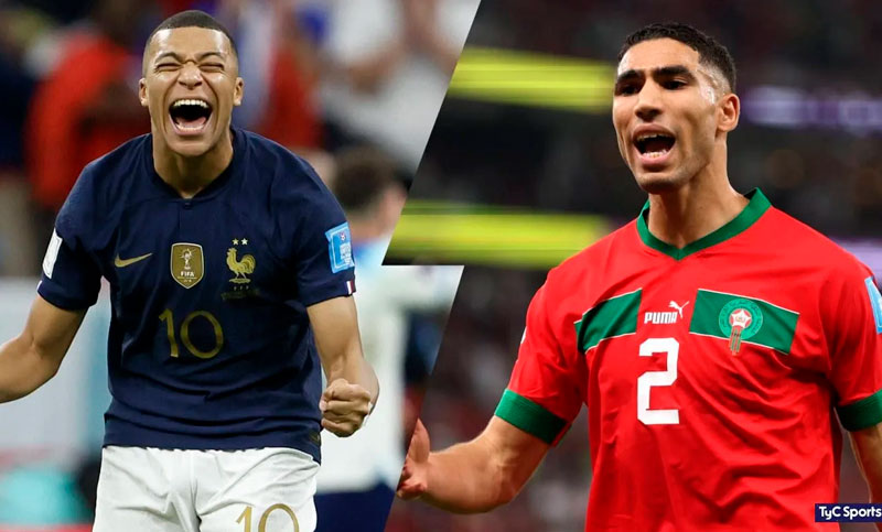 Francia y Marruecos definen al rival de la Argentina en la final del Mundial