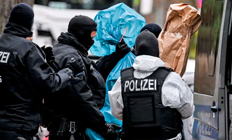 Detuvieron a 25 presuntos ultraderechistas por planear un golpe de Estado junto a militares en Alemania