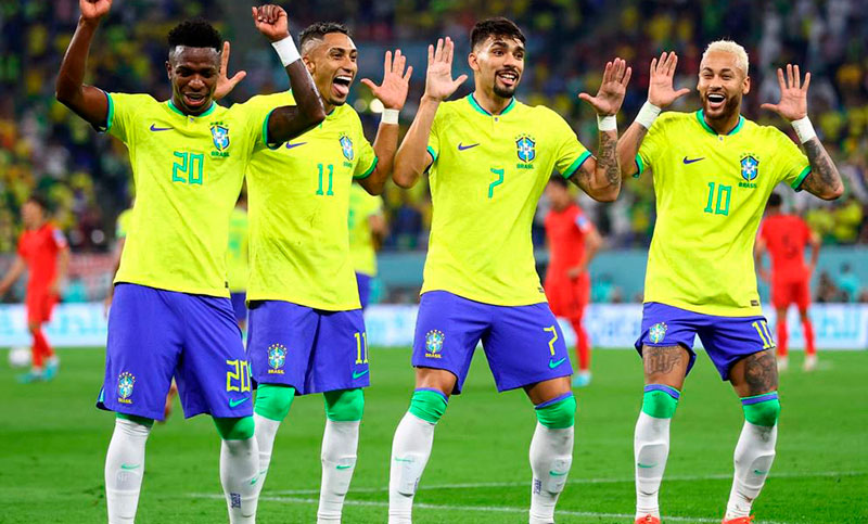 Brasil fue un show, goleó 4 a 1 a Corea y sacó pasaje a cuartos