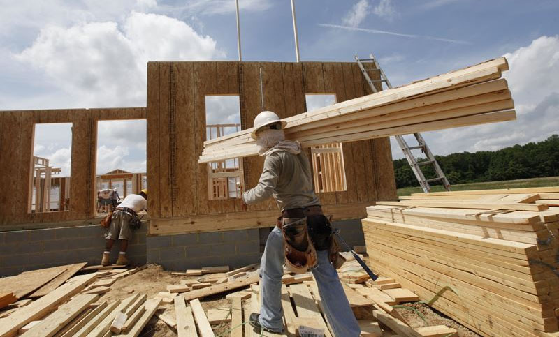 La construcción en EEUU continúa en caída y registra una baja de 16,4% interanual