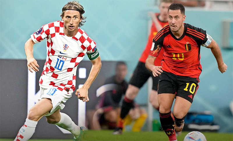 El actual subcampeón Croacia empató con Bélgica, que se despidió del Mundial