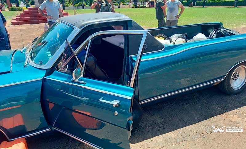 Hallan 128 kilos de marihuana en un coche fúnebre y detienen al conductor en Misiones