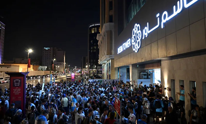 Hinchas argentinos protestaron en Doha por la falta de entradas para la final