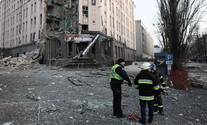 Bombardeos en Ucrania en último día del año: un muerto en Kiev