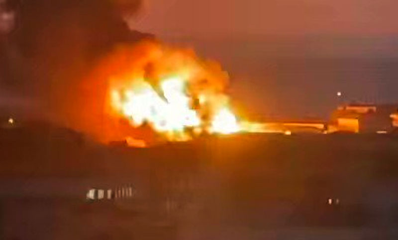 Explosión masiva en planta de almacenamiento de gas propano en Marruecos