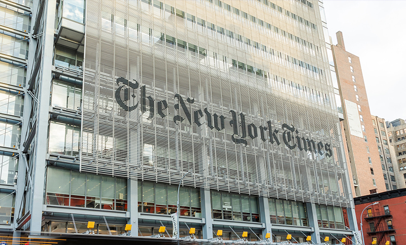 Trabajadores del New York Times realizan el paro más masivo en 40 años