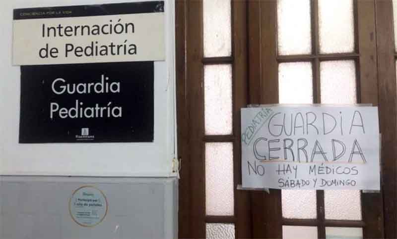 La Ciudad de Buenos Aires comenzó a cerrar las guardias médicas pediátricas