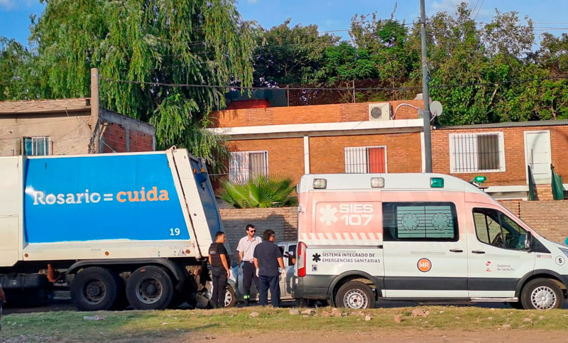 Siniestro fatal: un hombre murió al chocar contra un camión de basura