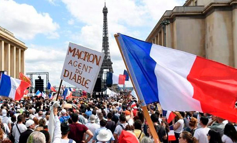Nueva jornada en Francia de huelga y protesta contra la reforma previsional