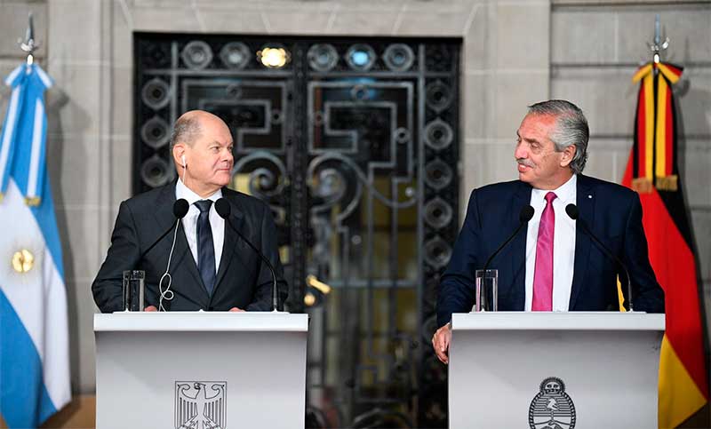 Exportación energética y relación con el Mercosur: ejes de la reunión entre Fernández y Scholz