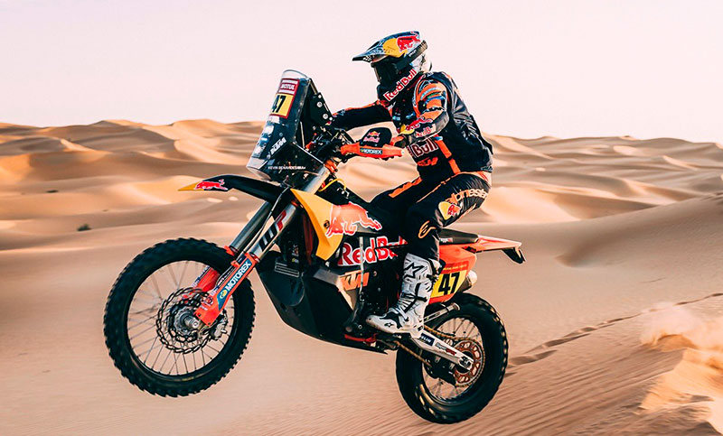 Kevin Benavides ganó la penúltima etapa y sueña con ganar el Rally Dakar