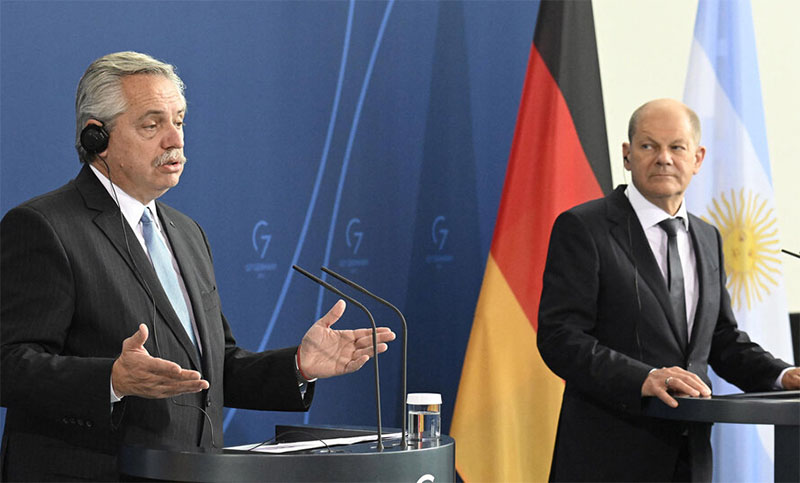 Alberto Fernández recibirá al canciller alemán Olaf Scholz