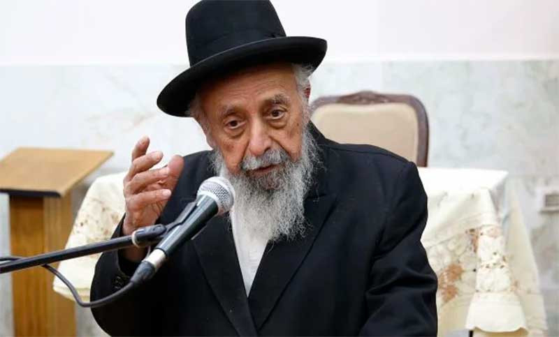 Murió el jefe espiritual del partido ultraortodoxo de Israel