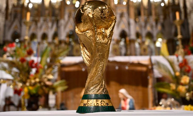 La Copa del Mundo que ganó la Scaloneta ante la Virgen de Luján