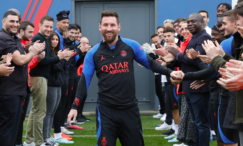 Lionel Messi se reincorporó a los entrenamientos del París Saint Germain