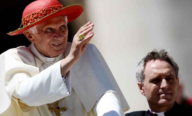 El insomnio fue el «motivo central» de la renuncia de Benedicto XVI
