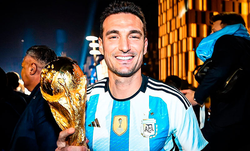 Lionel Scaloni fue elegido como el mejor entrenador del mundo