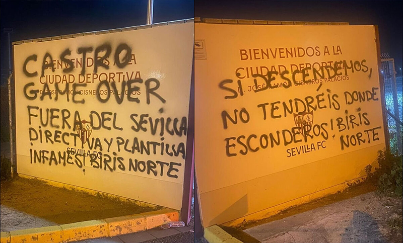 Sampaoli, sobre pintadas amenazantes en Sevilla: “Es un modo de expresión aceptado en este circo que es el fútbol”