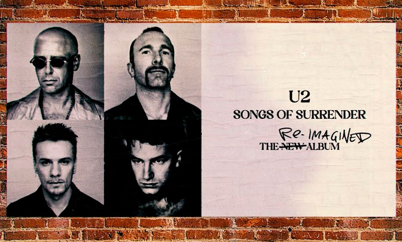 U2 regraba 40 de sus canciones y las compila en «Songs of Surrender»