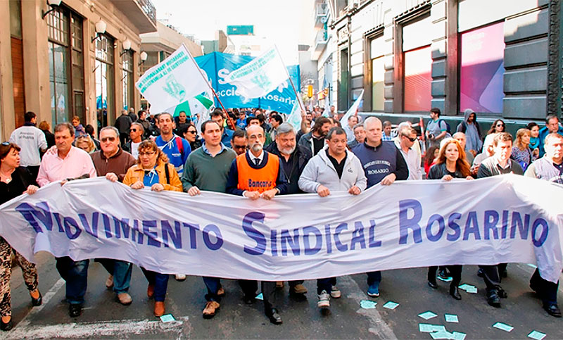 El Movimiento Sindical Rosarino se suma al reclamo social para terminar con la violencia en Rosario