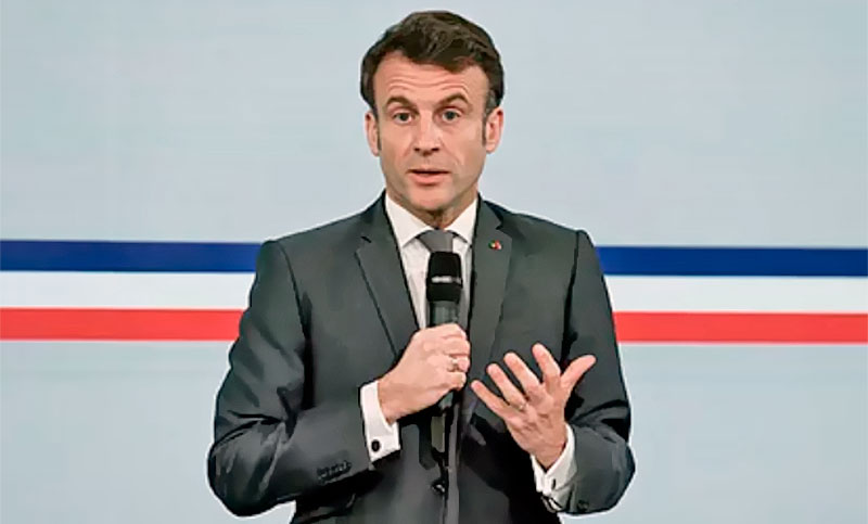 Macron defiende su reforma jubilatoria y afirmó que “la gente sabe que hay que trabajar un poco más”