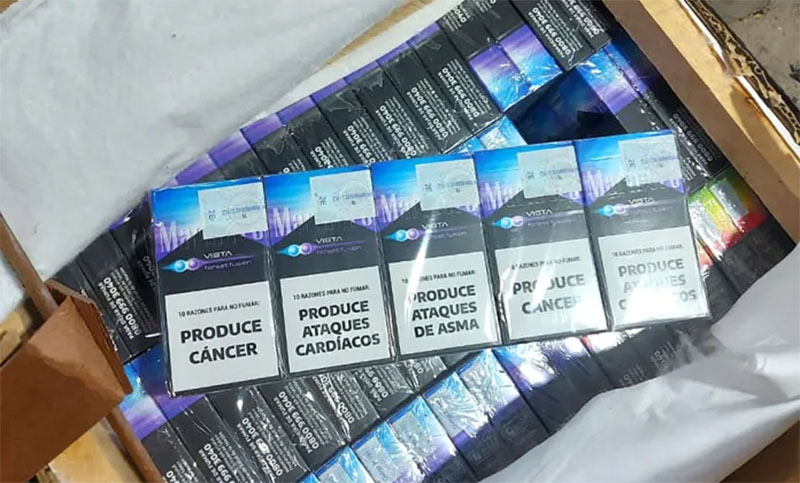 Contrabando: encontraron casi 4.000 atados de cigarrillos ocultos en muebles