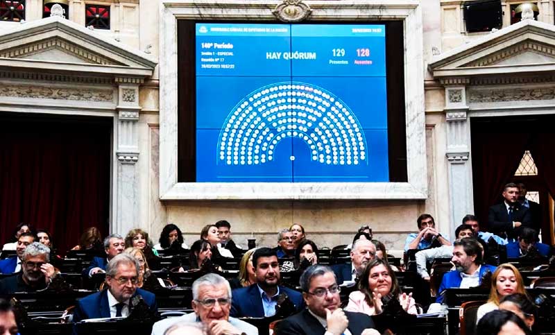 Tras lograr el quórum, el oficialismo busca la aprobación de la moratoria previsional