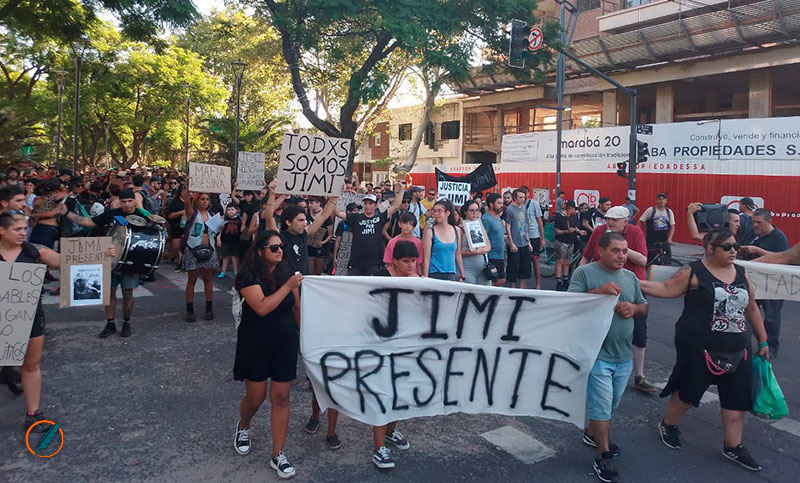 Familiares y amigos del joven asesinado frente a Newell’s reclamaron justicia