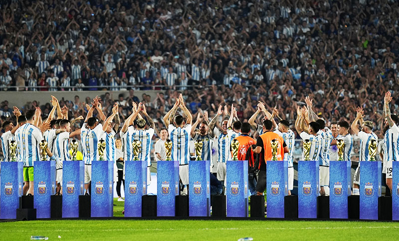 La Scaloneta recibió el cariño del pueblo argentino en una noche inolvidable