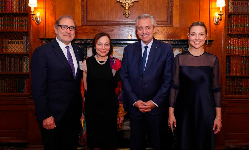 Fernández en Estados Unidos; picante cena con empresarios y ansiedad por la bilateral mano a mano con Biden
