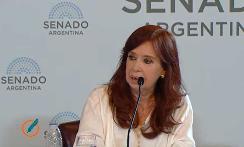 Cristina Kirchner aseguró que «la democracia peligra» con la «concentración económica y de poder»
