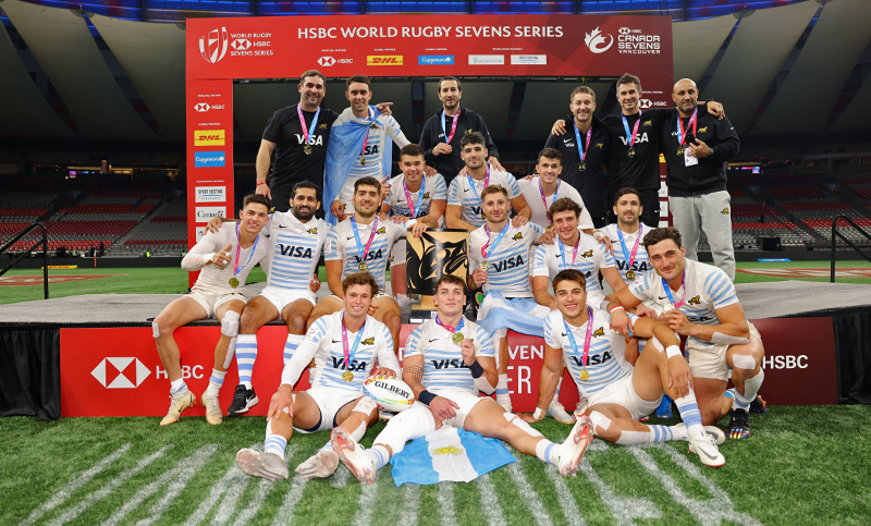 Los Pumas 7s le ganaron a Francia y son bicampeones del seven de Vancouver