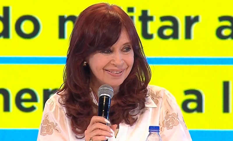 Cristina Fernández: “Tenemos que desarmar el sistema financiero que es el que lava la guita del narco”