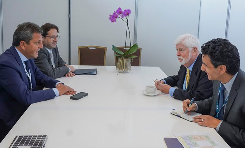 A días de un nuevo pago al FMI, Massa se reunió con un asesor de Biden