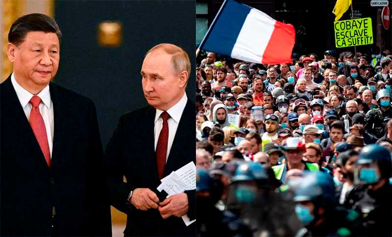 Café Internacional: cumbre entre Putin y Xi Jinping, reforma jubilatoria en Francia, y 100 días del gobierno de Boluarte en Perú