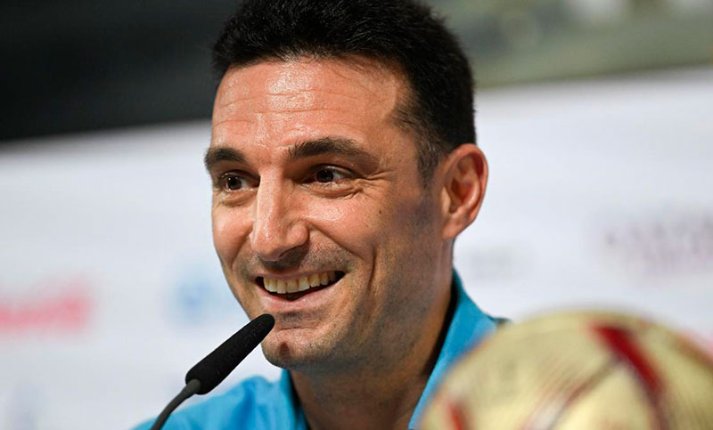 Scaloni: «Siento una alegría enorme porque la gente está contenta»
