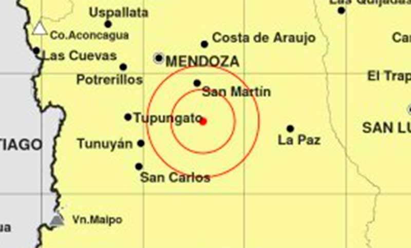 Un sismo de 5 grados afectó a localidades de la provincia de Mendoza: no se registraron heridos