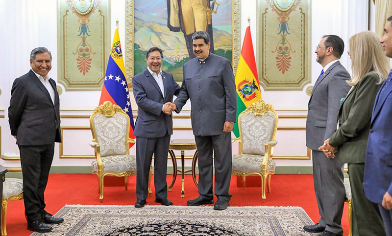 Los presidentes de Venezuela y de Bolivia firmaron 13 acuerdos de cooperación en Caracas