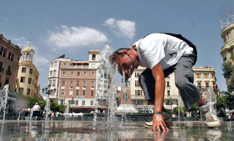 La España peninsular alcanza el récord absoluto de 38.8 grados de temperatura en abril