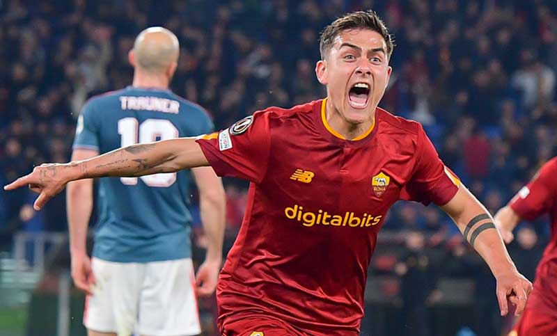 Roma se clasificó a las semis de le Europa League y Dybala anotó un gol decisivo
