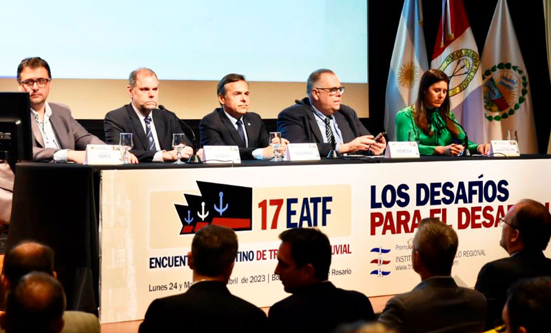 Se realizó el XVII Encuentro Argentino de Transporte Fluvial en Rosario