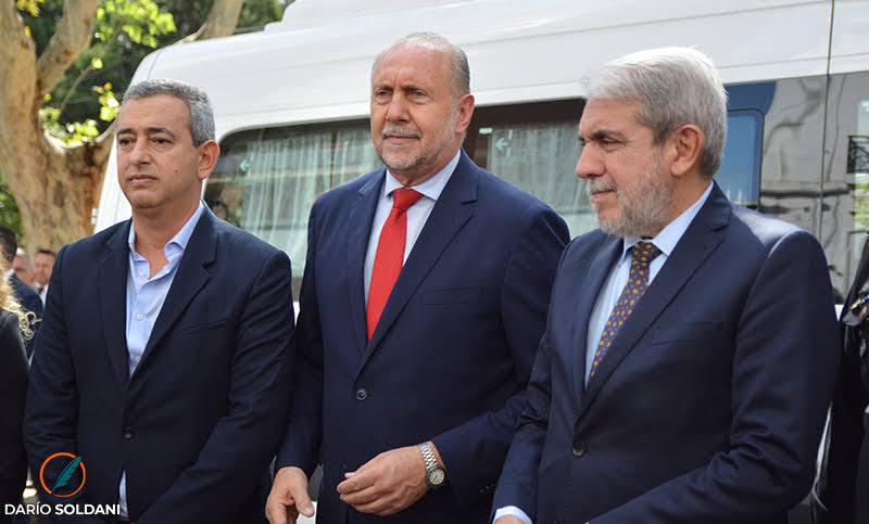 Con la presencia de Perotti y Aníbal Fernández, inauguraron nueva división antidrogas de la Policía Federal