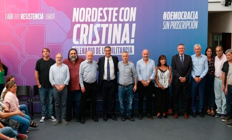 El kirchnerismo realizó un plenario en Chaco en apoyo a Cristina Fernández