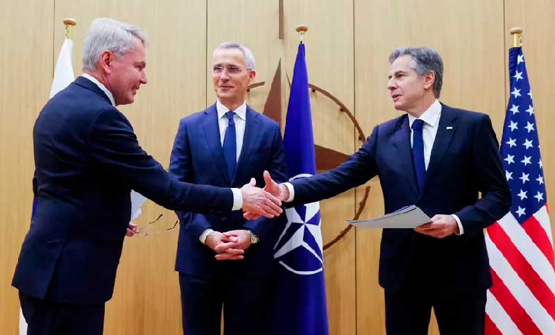Finlandia oficializa su ingreso a la OTAN y se agrava el enfrentamiento entre Rusia y Estados Unidos