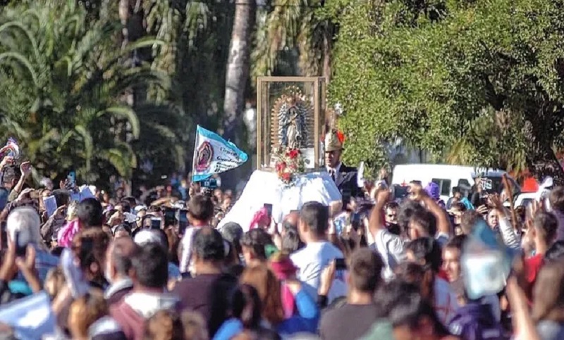 Una nueva edición de la Fiesta de la Virgen de Guadalupe se realizó en Santa Fe