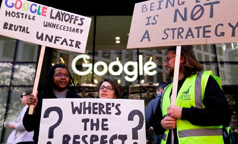 Londres: empleados de Google en alerta por posibles despidos de cientos de trabajadores
